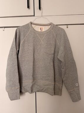 Todd Snyder x Champion Men's Heather Gray Crewneck Sweatshirt - Men’s Size M